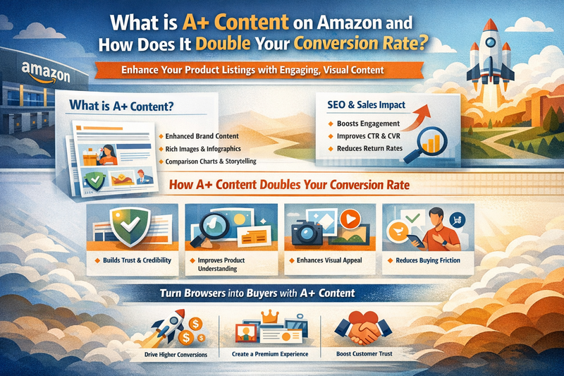 What is A+ Content on Amazon and How Does It Double Your Conversion Rate
